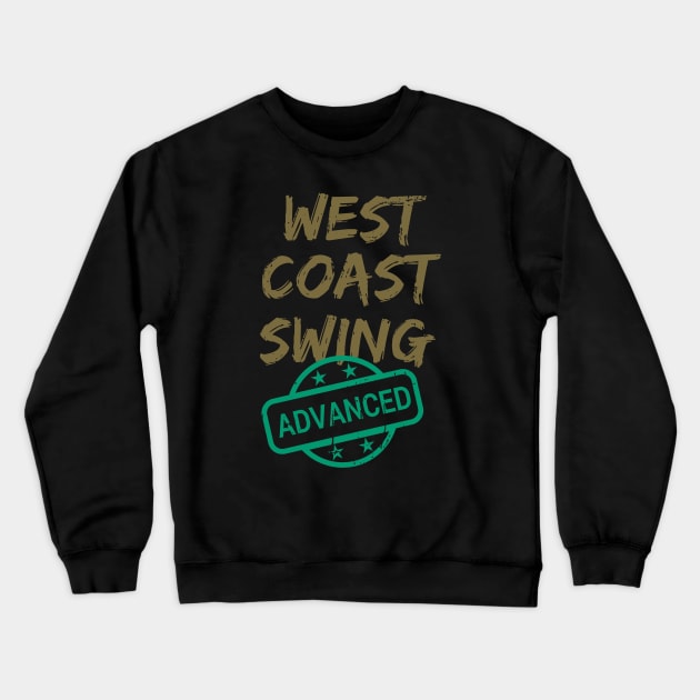 west coast swing advanced Crewneck Sweatshirt by echopark12